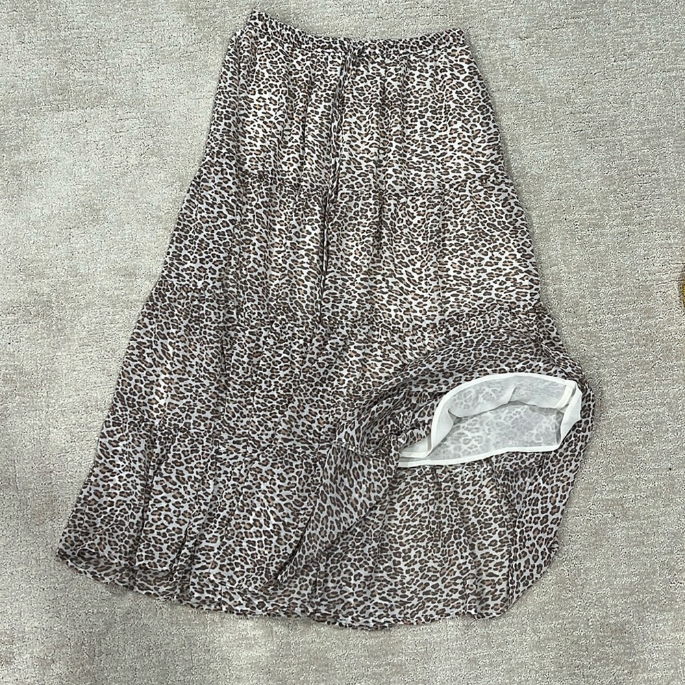 Aerie women’s leopard print skirt size medium